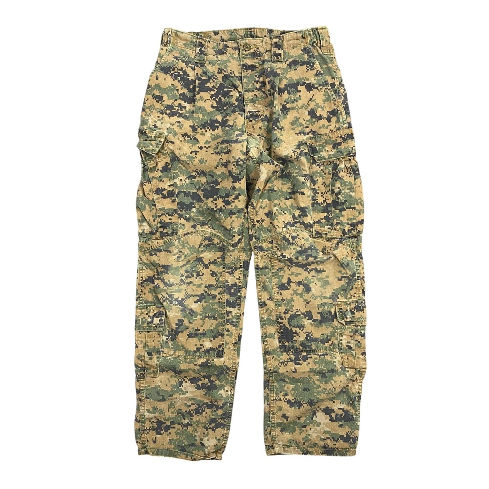 USMC FROG Woodland MARPAT Combat Trousers Mens M-R Green Camo USA Military
